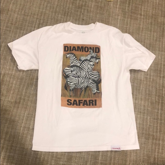 Other - Diamond safari zebra shirt